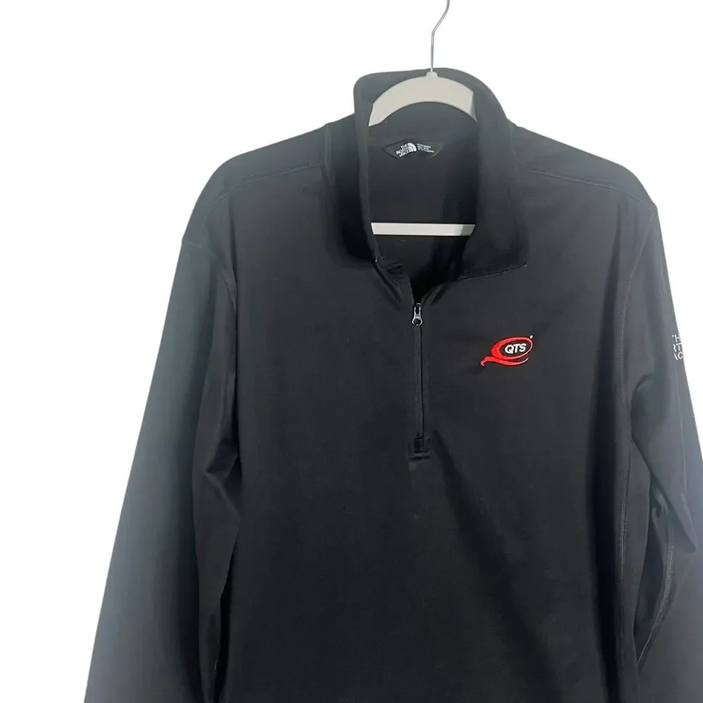The North Face 1/4 Zip Logo Pullover Shirt Jacket Men’s XL Black Personalized